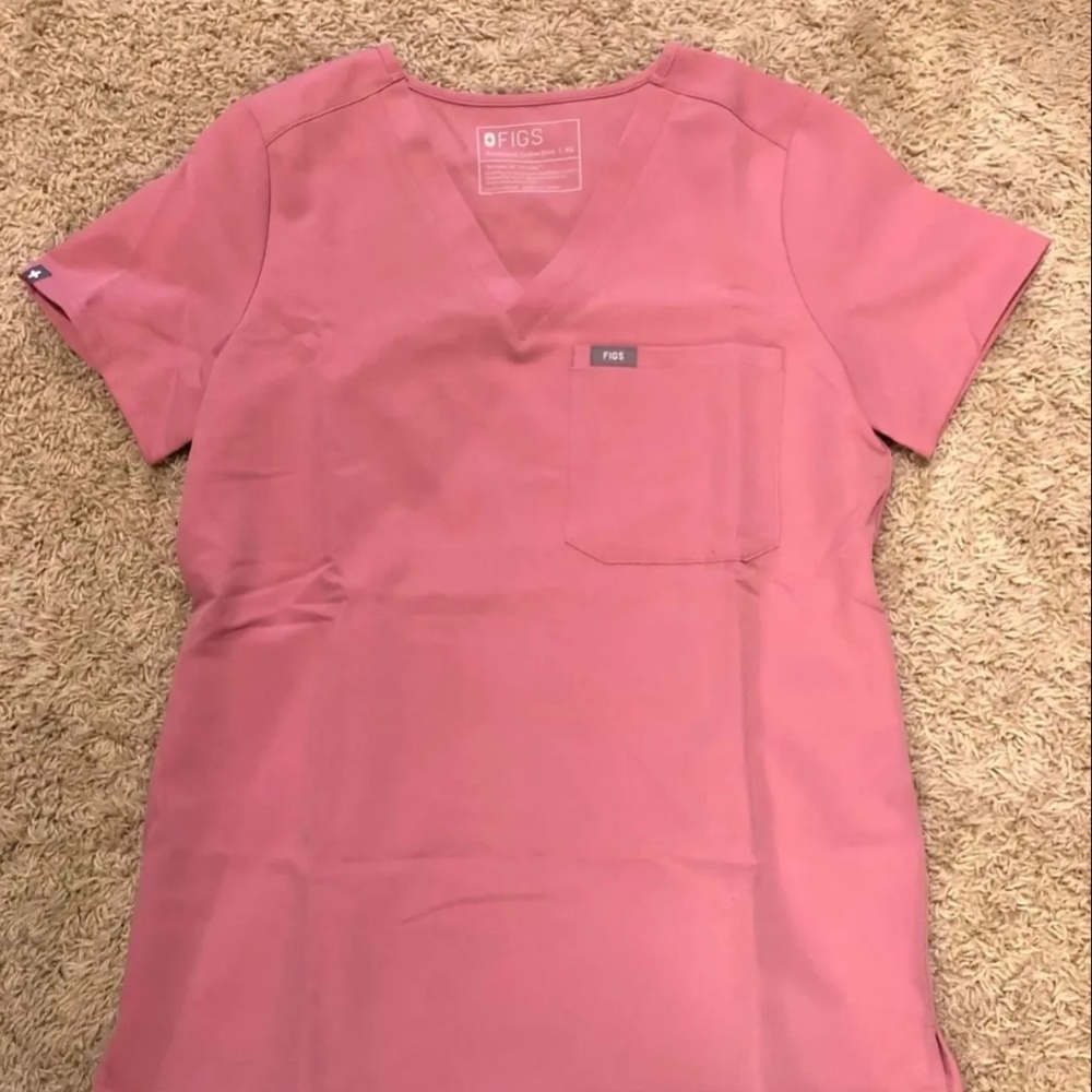 Figs Chalk Pink Set XXSP joggers, XS top